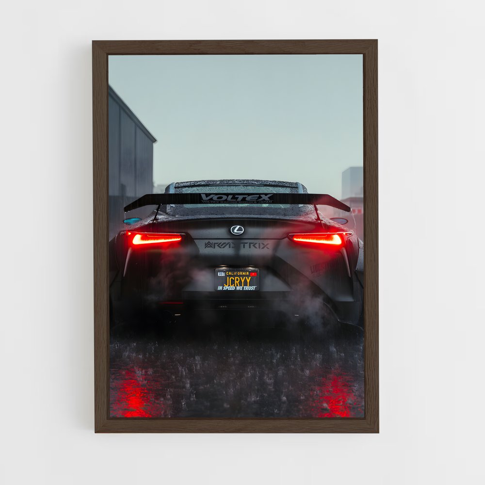 Poster Route Inondée – affiche Lexus (vue 5)